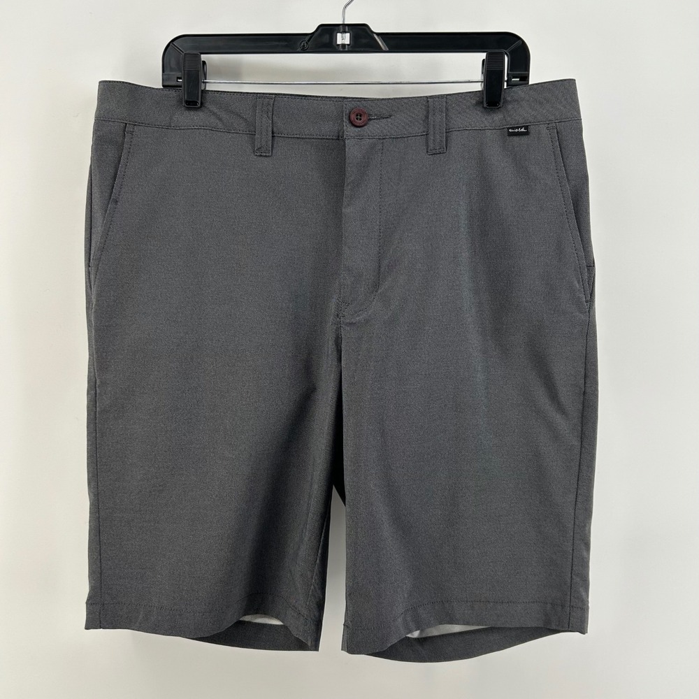 TravisMathew Hefner Shorts Mens 36 Dark Grey Stretch Golf Performance New w Tags